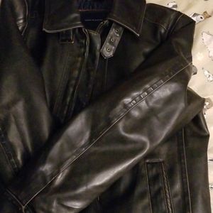 Tommy Hilfiger men's faux leather jacket